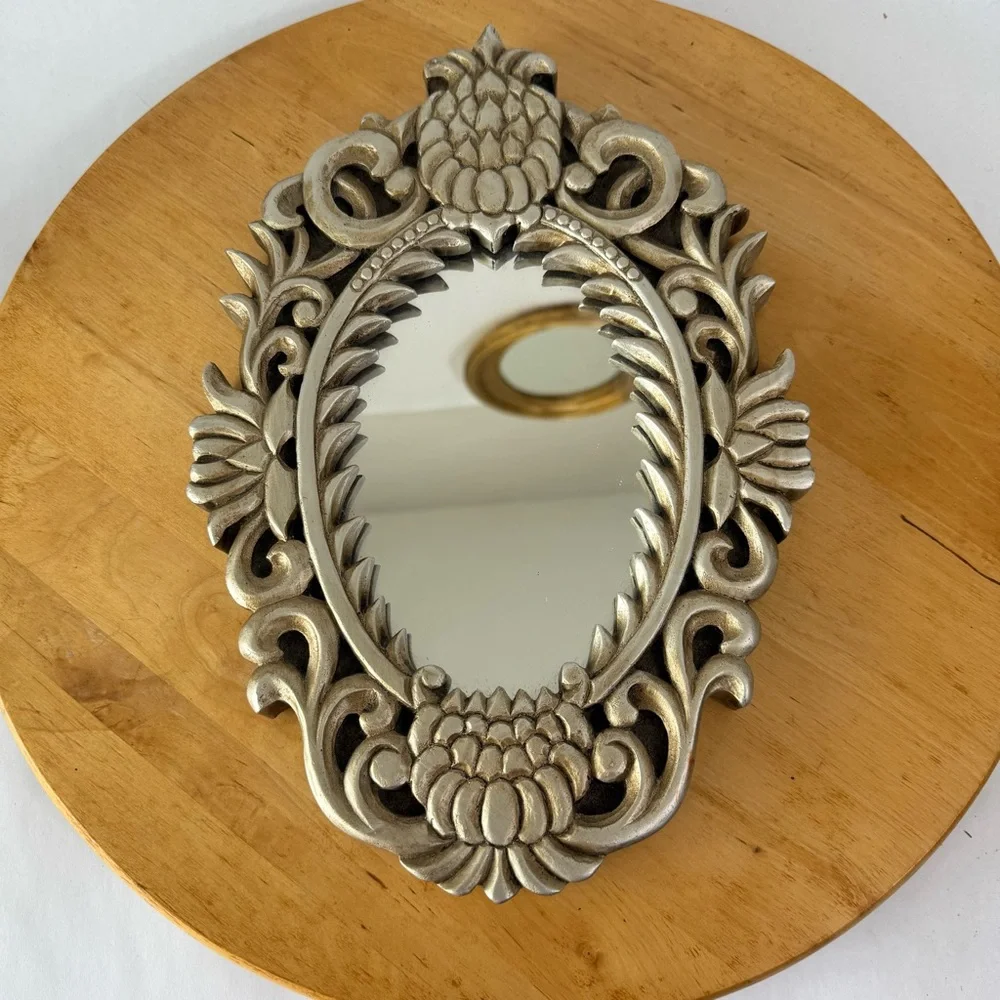 Baroque Ornate Mirror /Filigree Regency Mirror/ Victorian French Boudoir Mirror